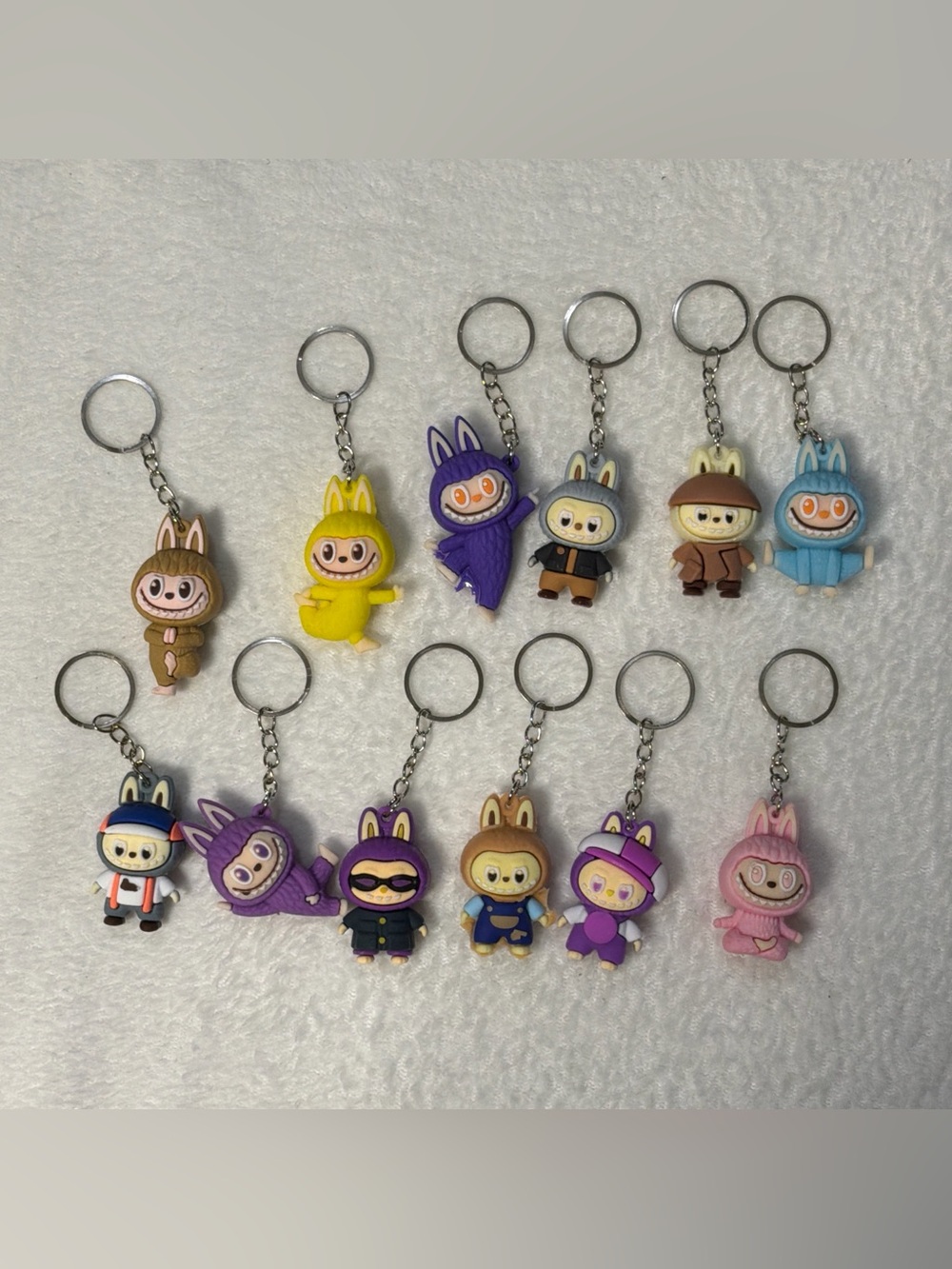 Kids Bunny Costume Character Keychain - Assorted Colors